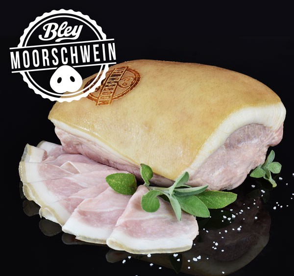 Backschinken vom Moorschwein